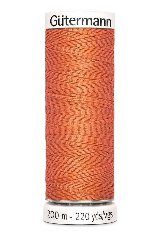 Polyestertråd 200 m Laxorange / 895