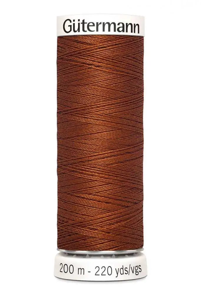 Polyestertråd 200 m Mörk Terracotta / 934