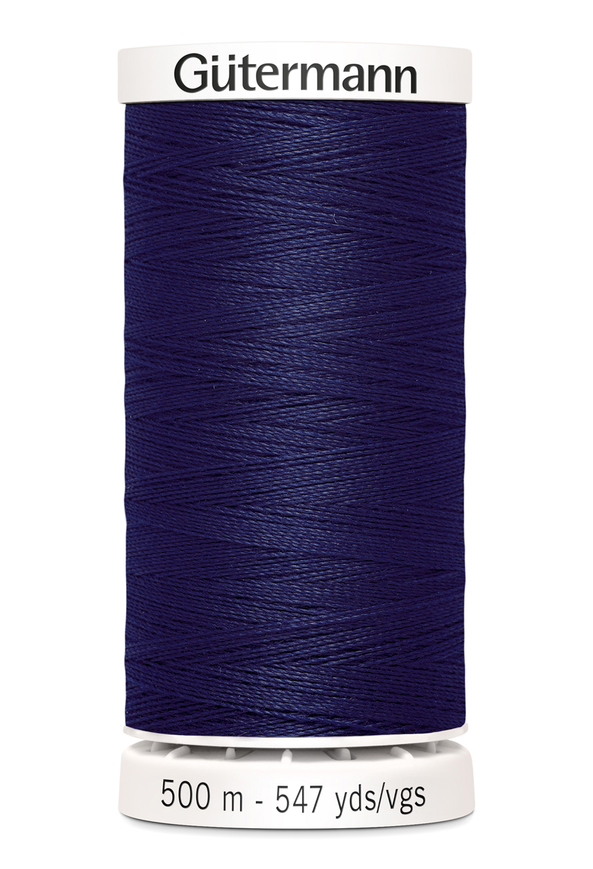 Polyestertråd 500 m - Marinblå