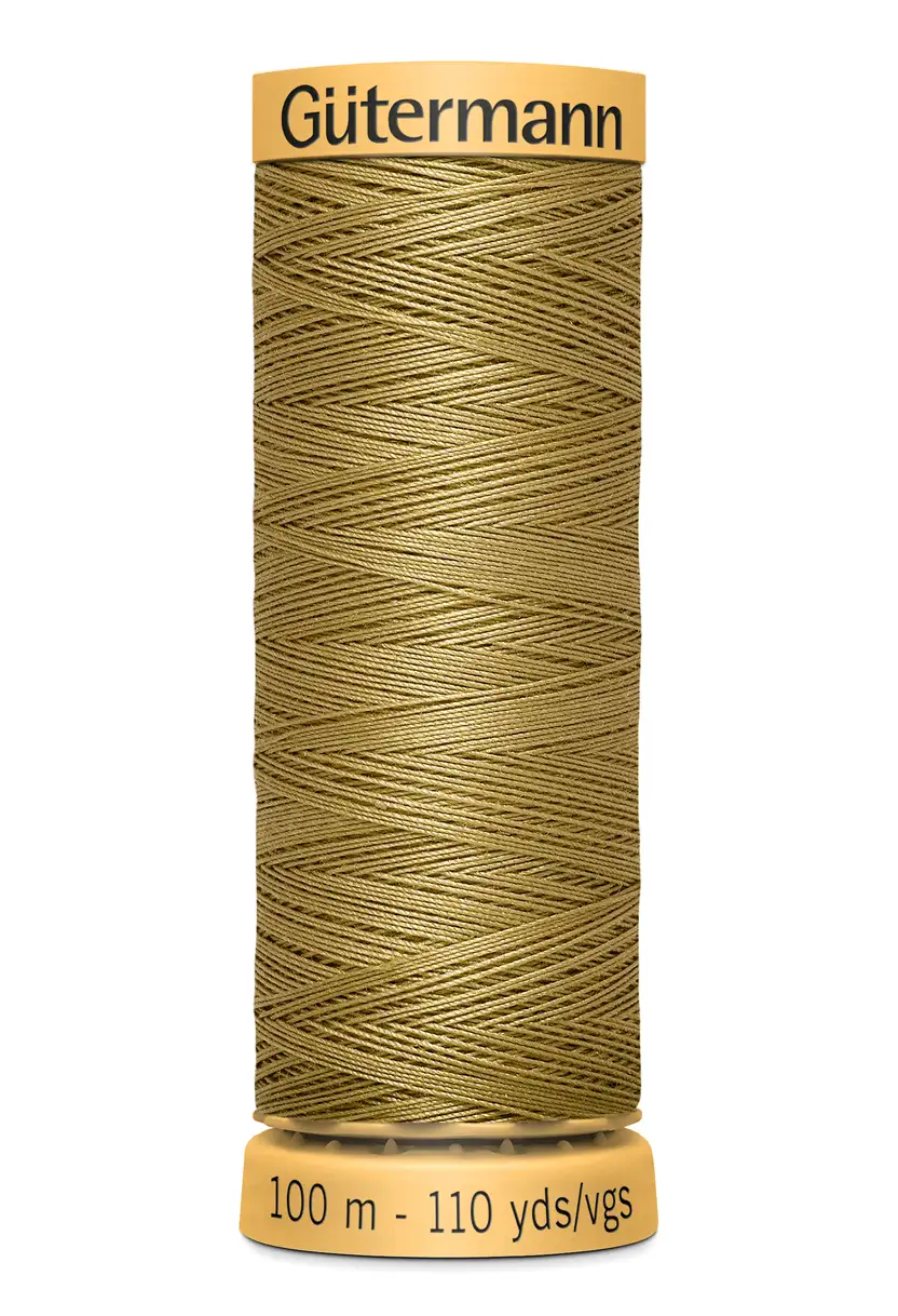 Bomullstråd 100m Gulbeige / 1136