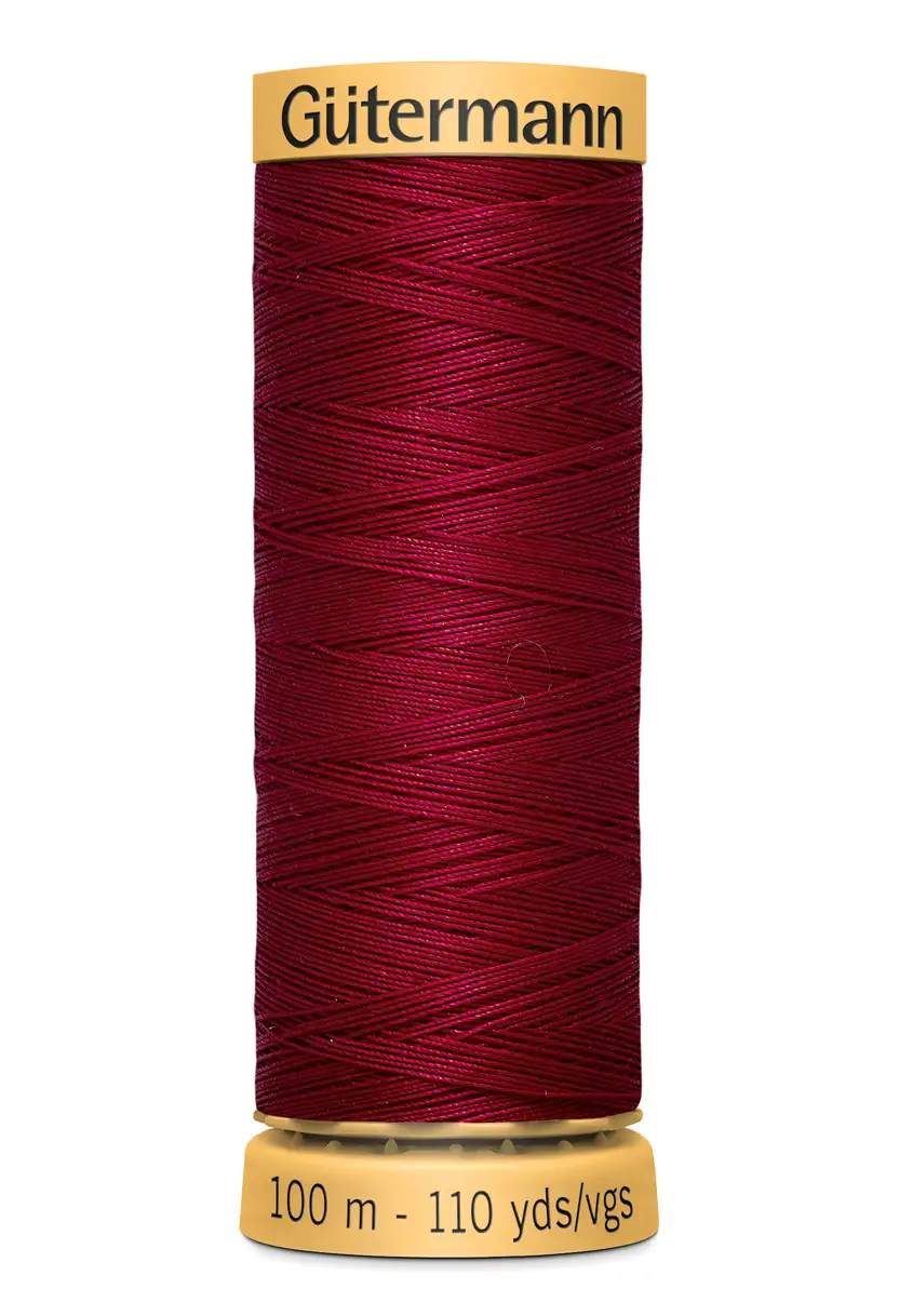 Bomullstråd 100m Mörk Cerise / 2653
