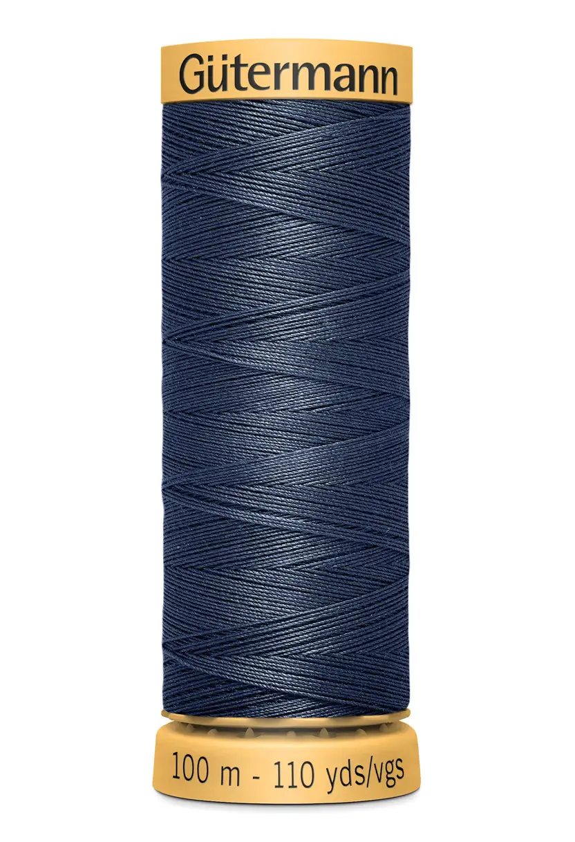 Bomullstråd 100m Jeansblå / 5313