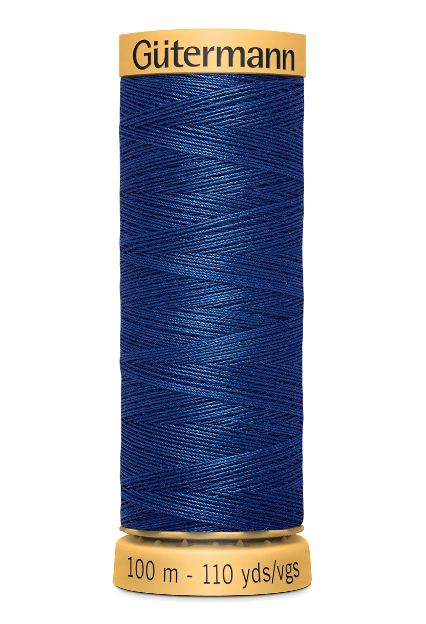 Bomullstråd 100m – Sapphireblå