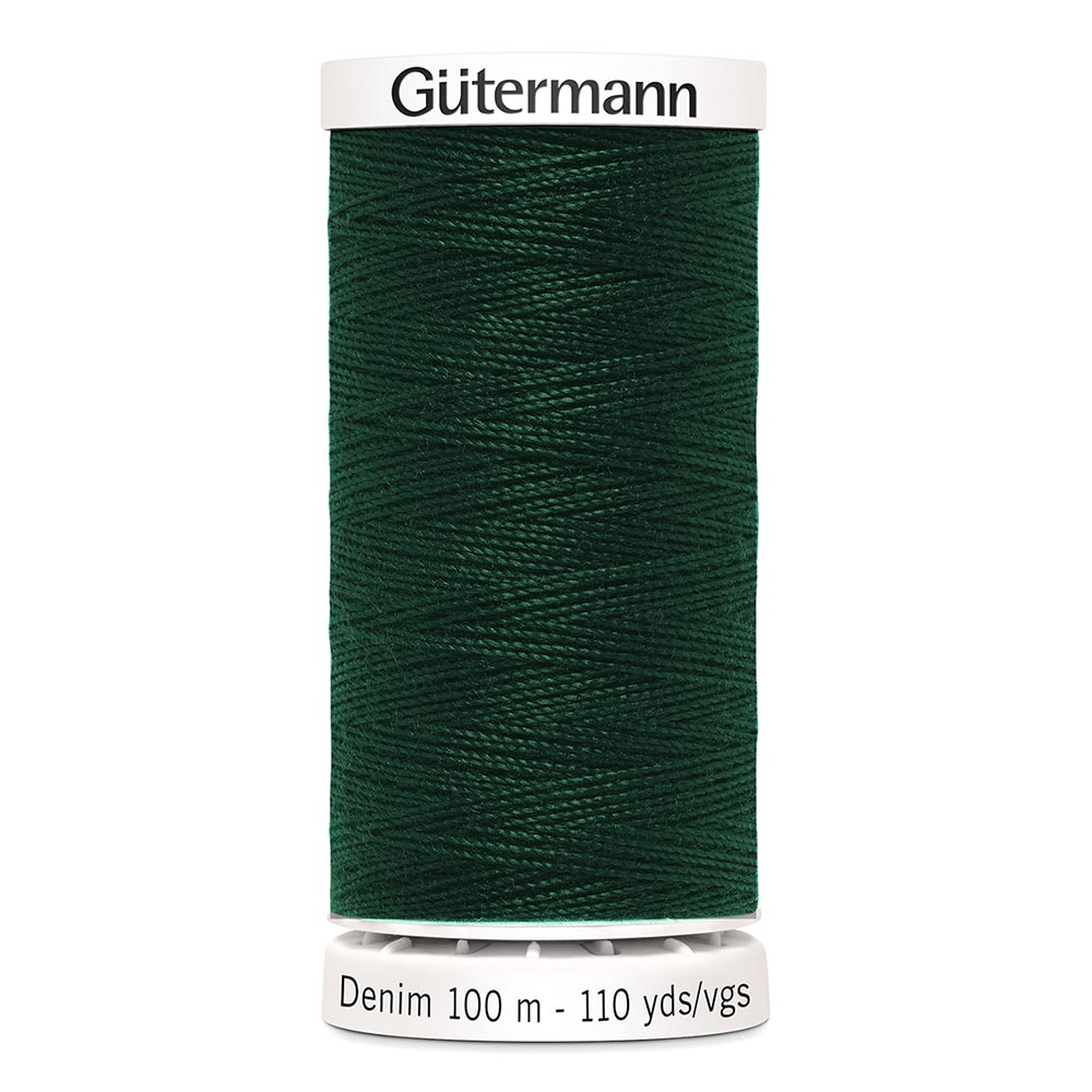 Gütermann Denim Mörkgrön / 8075