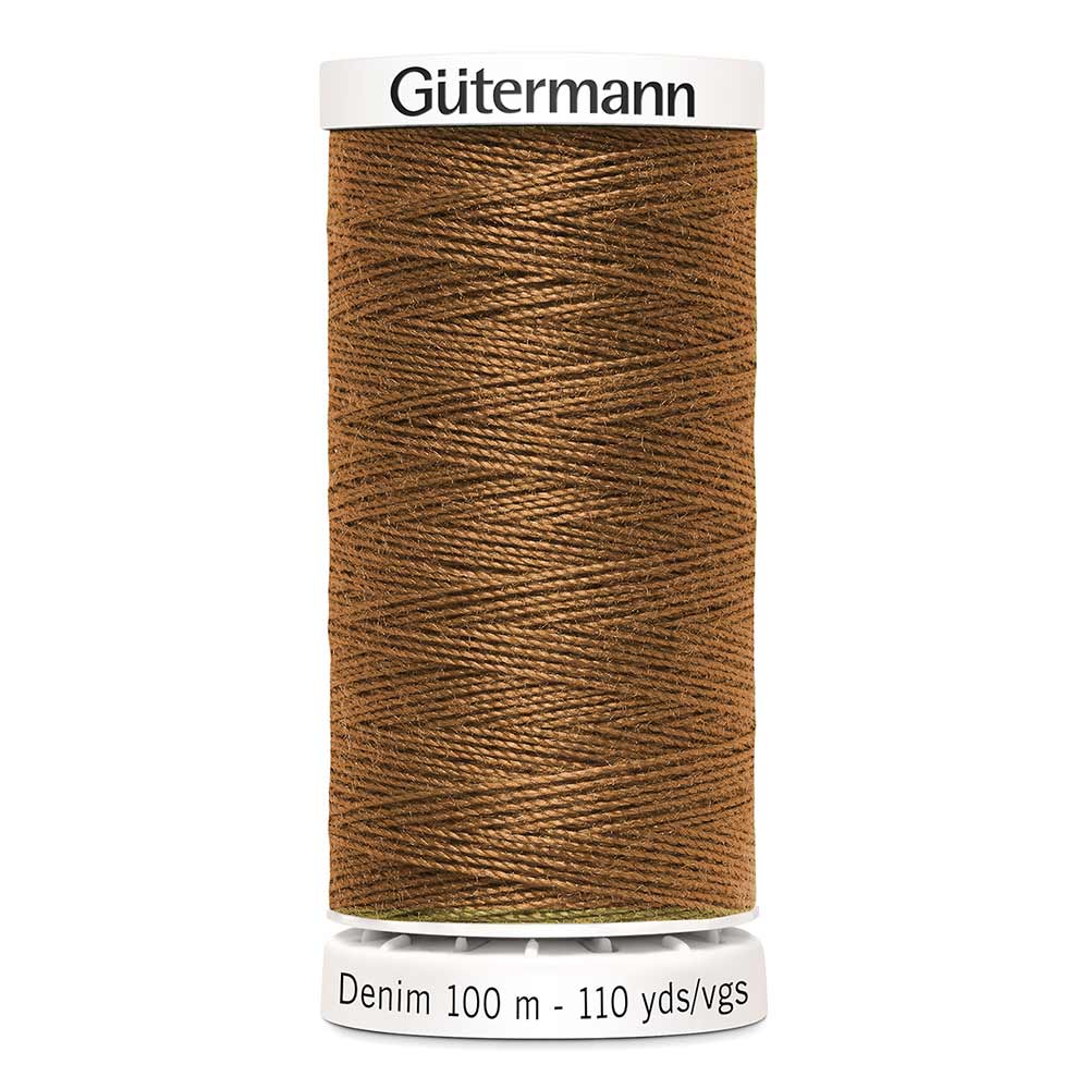Gütermann Denim Guldbrun / 8955