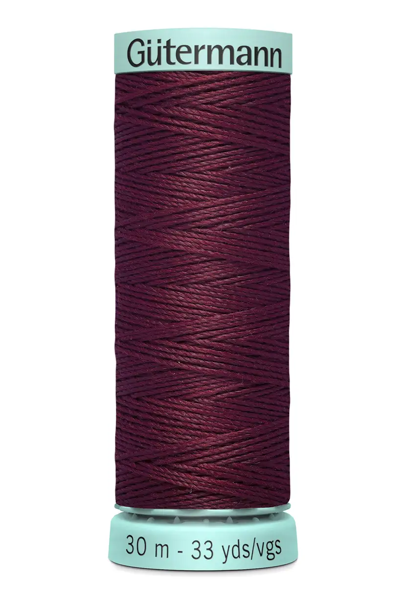 Knapphålssilke 30m Bordeaux / 369