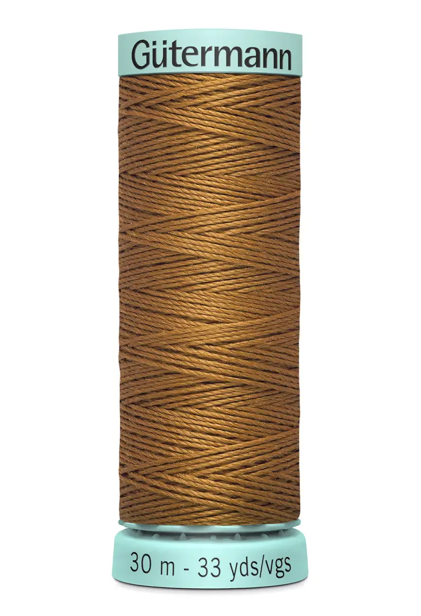 Knapphålssilke 30m Jeansbrun / 448