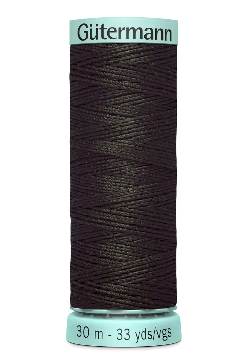 Knapphålssilke 30m Mörkbrun / 697