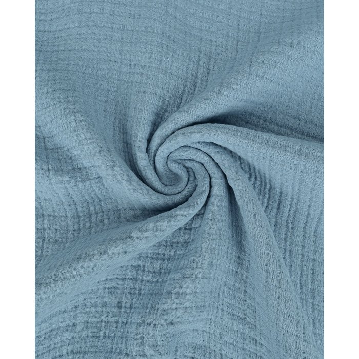 Muslin 6 lager Jeansblå