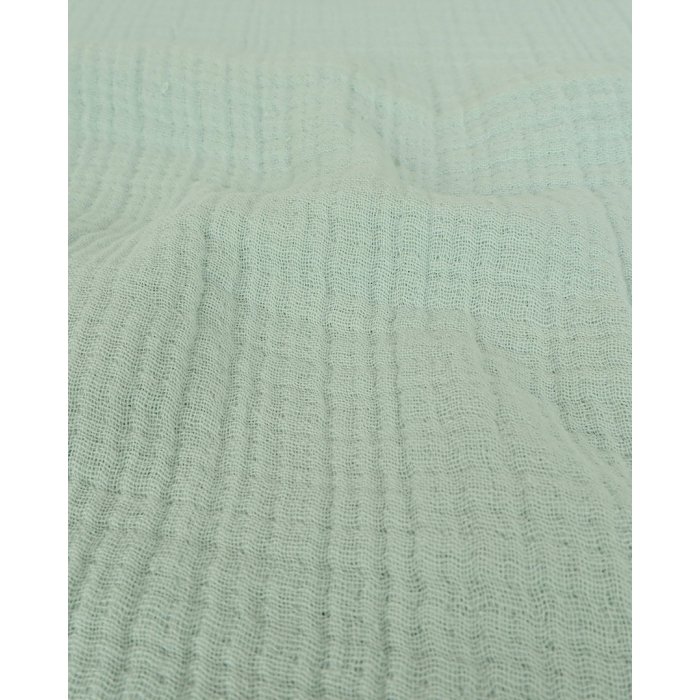 Muslin 6 lager Old green