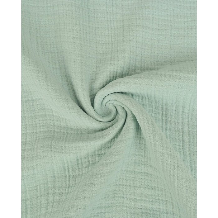 Muslin 6 lager Old green