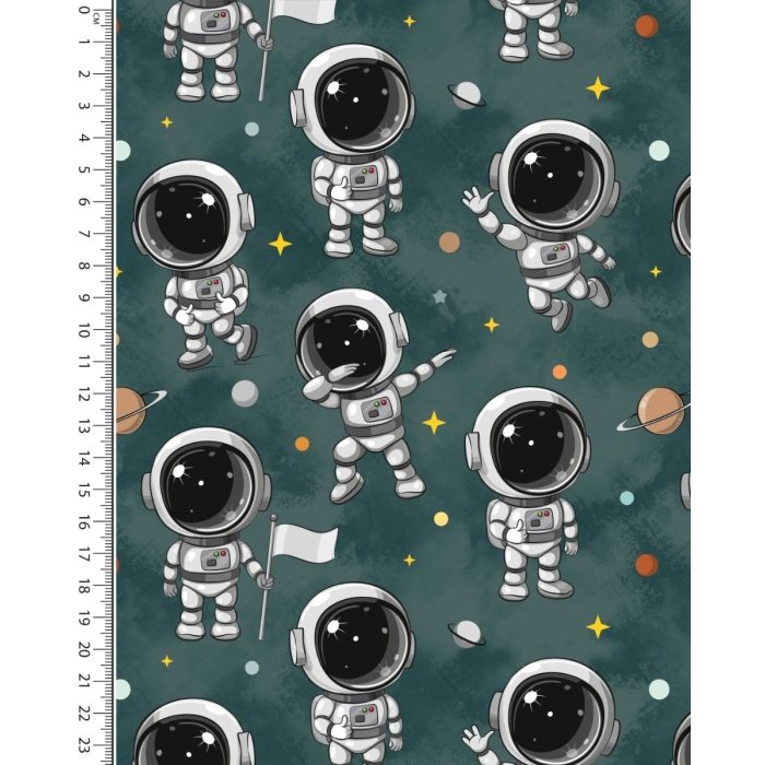 Flossad jogging Astronaut