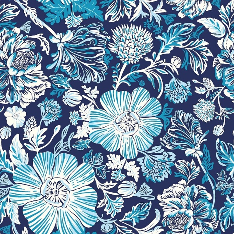 Poplin Blomstermarin