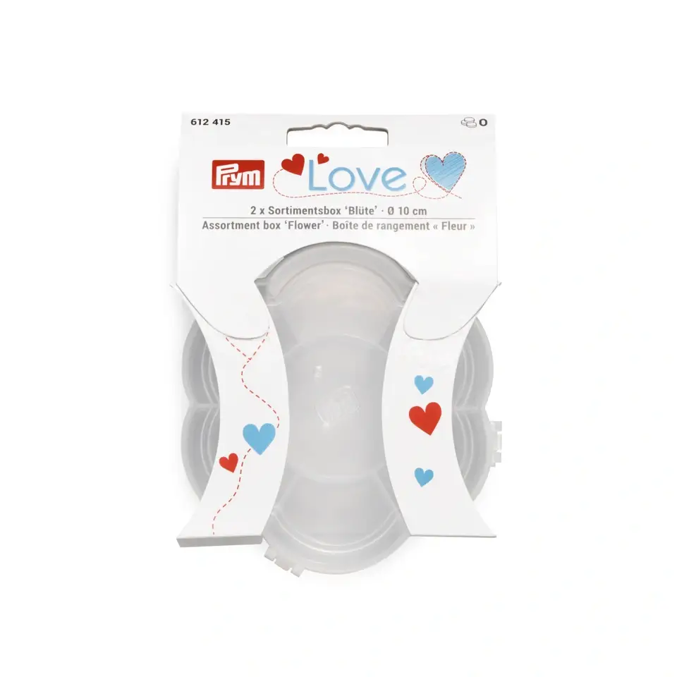 Tillbehörsbox Blomma Prym Love 2st 10cm