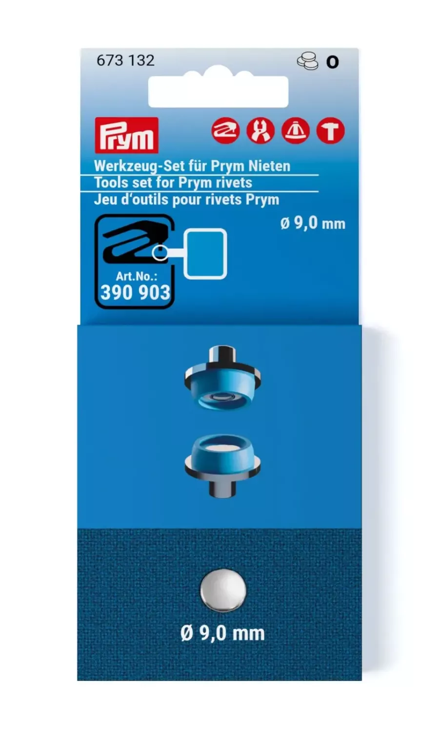 Prym verktygsset för nitar 9 mm
