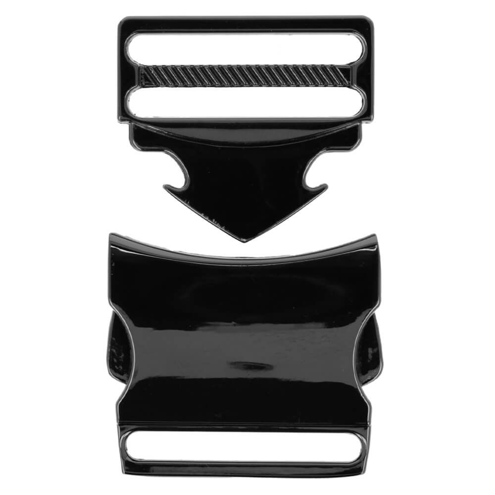 Klickspänne Metall 40 mm - Svart