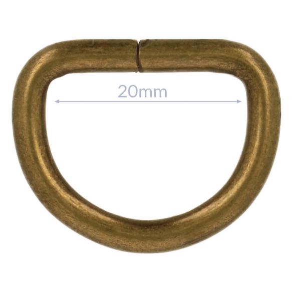 D-ring - Bronsfärgad