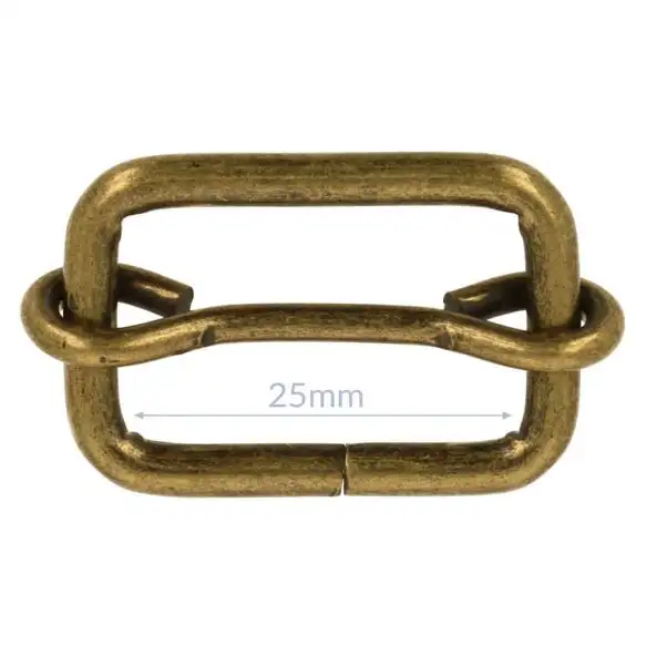 Reglagespänne - Bronsfärgad 25 mm