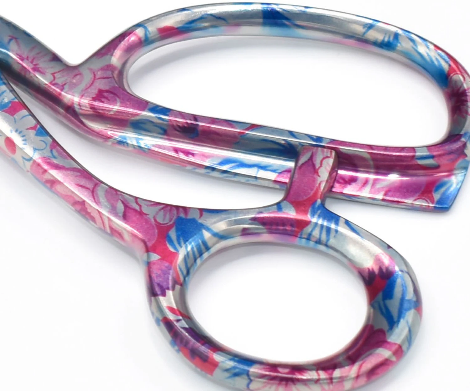 Famoré 730 tygsax 23 cm, blommigt handtag