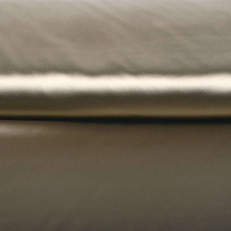 Stretch Satin Mörk guld