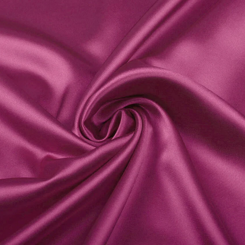 Stretch Satin Cerise