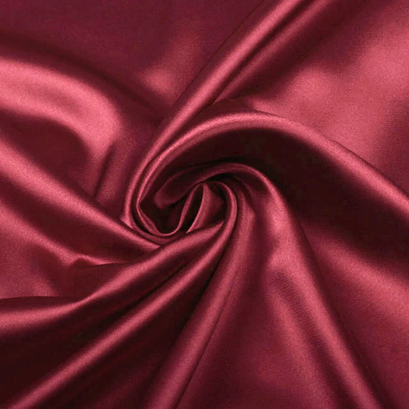 Stretch Satin Bordeaux
