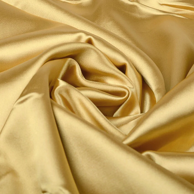 Stretch Satin Guld