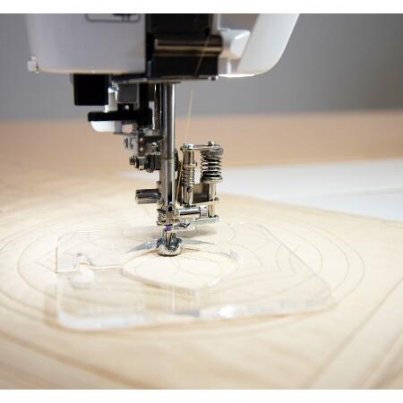 Linjalquiltfot - 1/4" Janome Raksömsmaskin Grupp 5