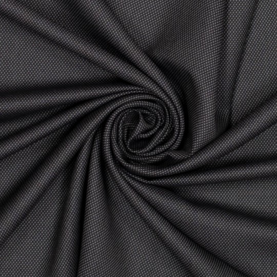 Vävt tyg av återvunnen polyester, viskos och ananas Mörkgrå/Svart