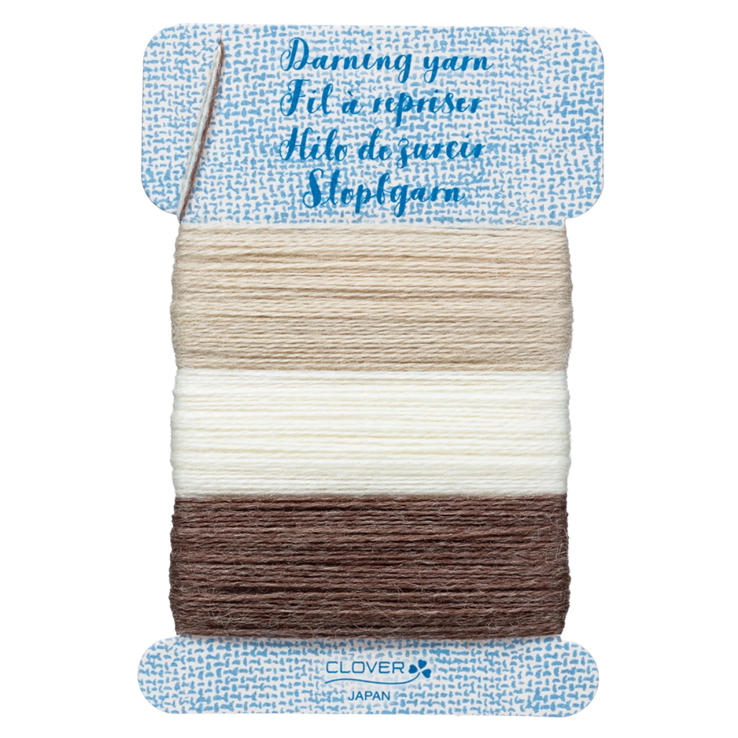 Clover stoppgarn beige, 3 nyanser