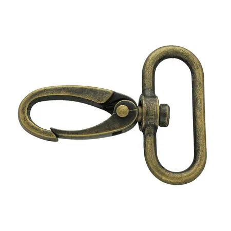 Antik mässing Karbinhake 30 mm