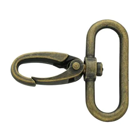 Antik mässing Karbinhake 40 mm