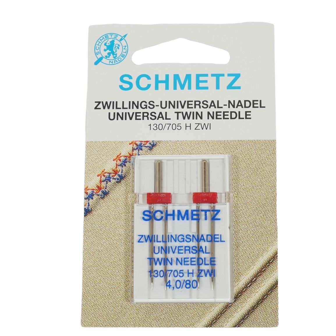 Tvillingnål Universal 4,0mm - 80/12 – Schmetz