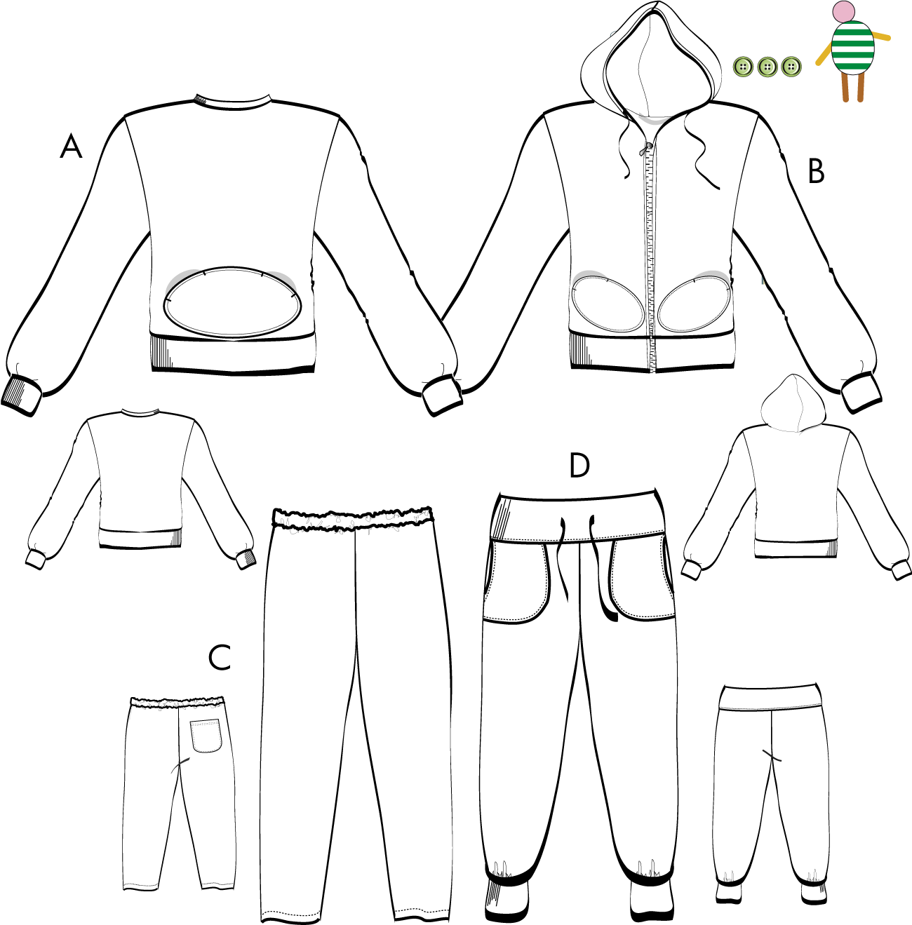 Joggingset för barn