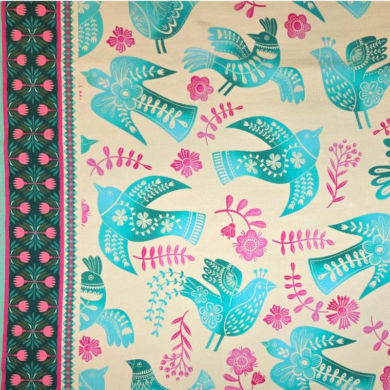 French terry Wild Chorus, 155 cm, 285 g/m²