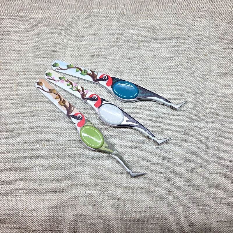 Pincett Hackspett, vinklad spets, 12 cm