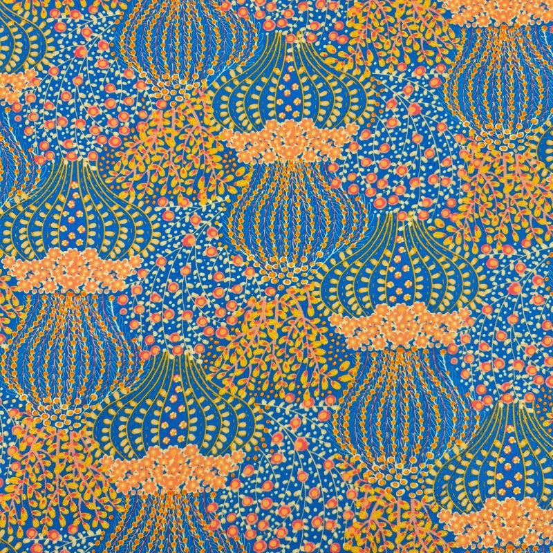 Viskostyg Sea Flowers – 140 cm, 150 g/m²