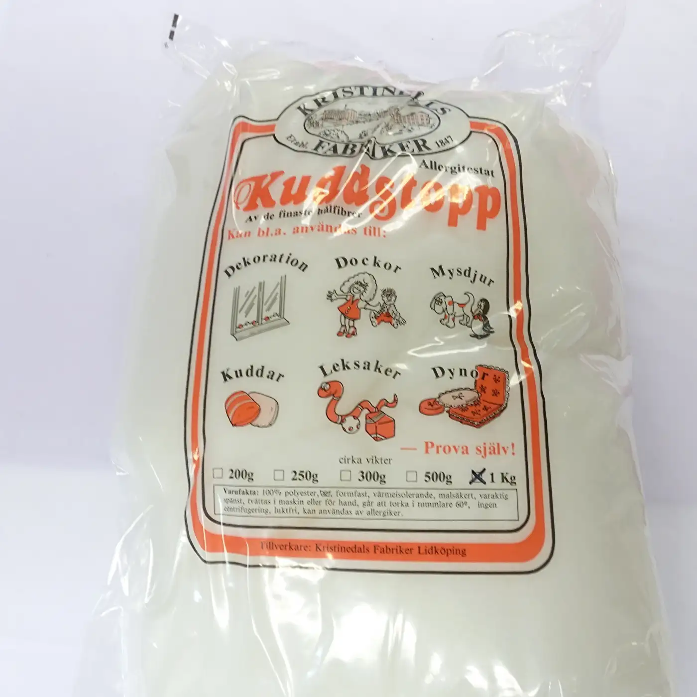 Kuddstopp 1kg