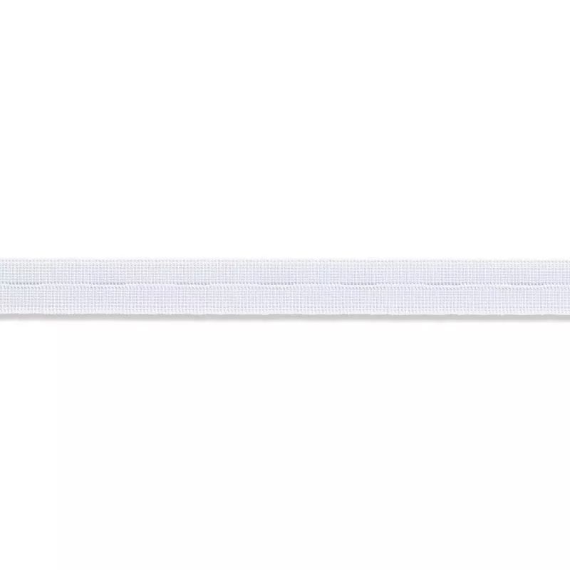 Knapphålsresår 18mm Vit, 1 meter