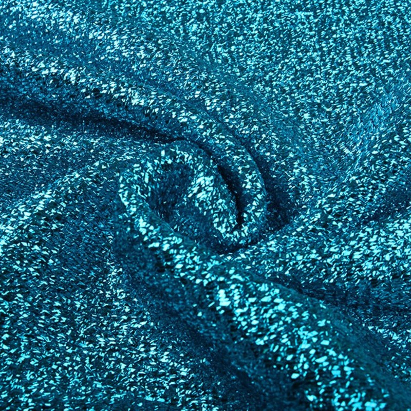 Glitter Metallic Aqua