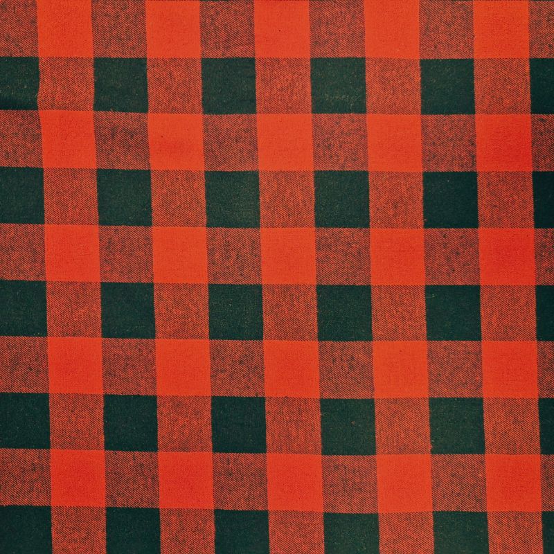 Rutig Flanell Röd/Svart