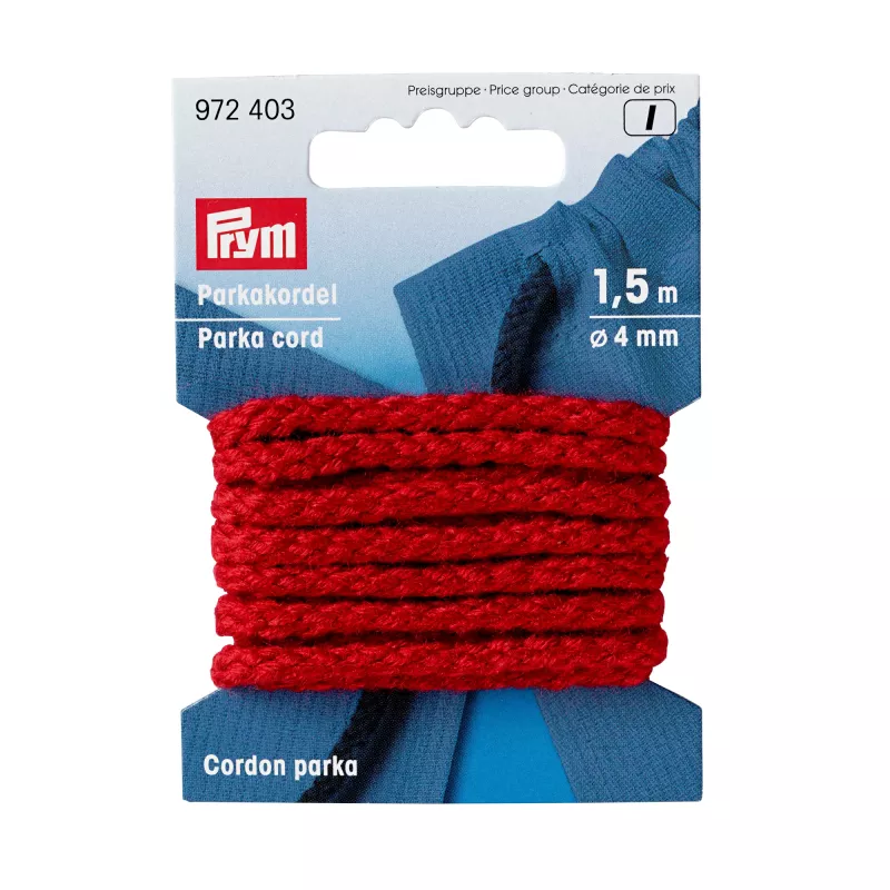 Anoraksnöre 4mm x 1,5m