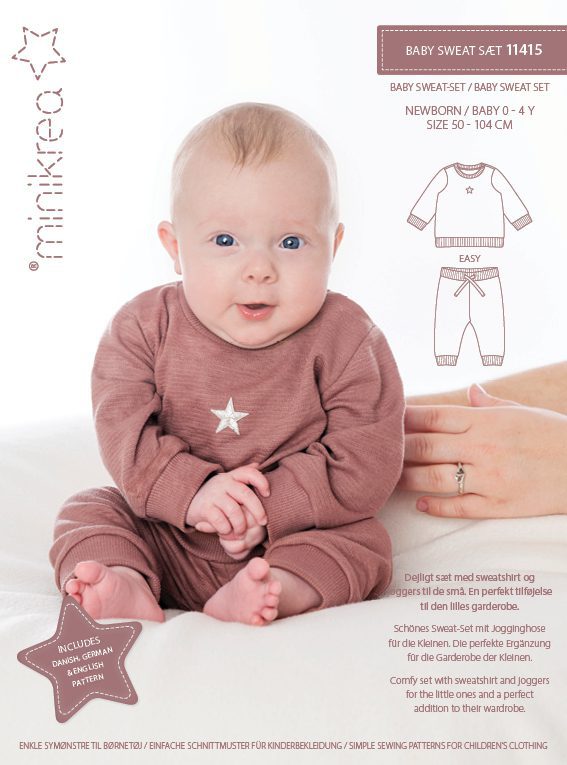 Babyset – Sweatshirt och byxor Minikrea 11415