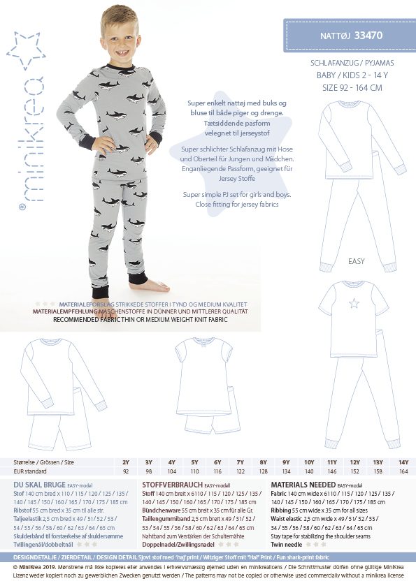 Pyjamas Minikrea 33470
