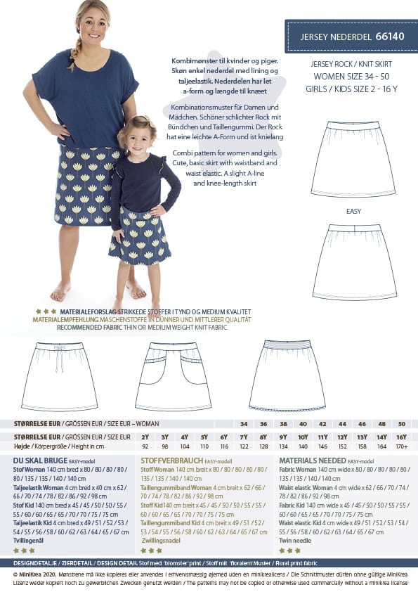 Jerseykjol Minikrea 66140