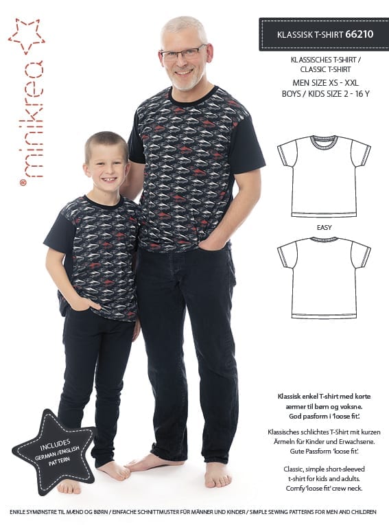 Klassisk T-shirt Minikrea 66210