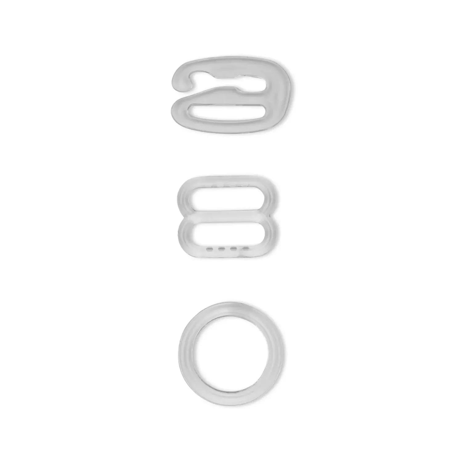 BH-tillbehör 10 mm, transparent – Prym, 10-pack