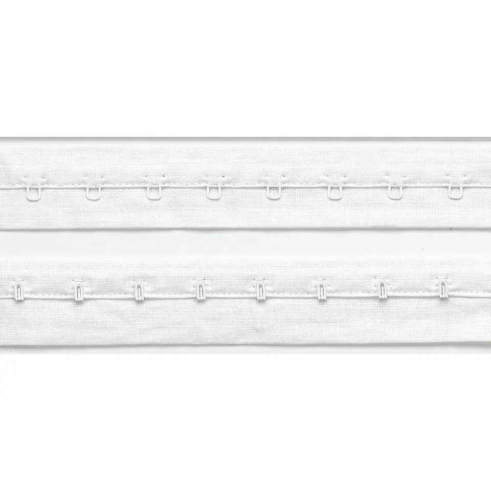 Band med hyska- och hake 19mm vit