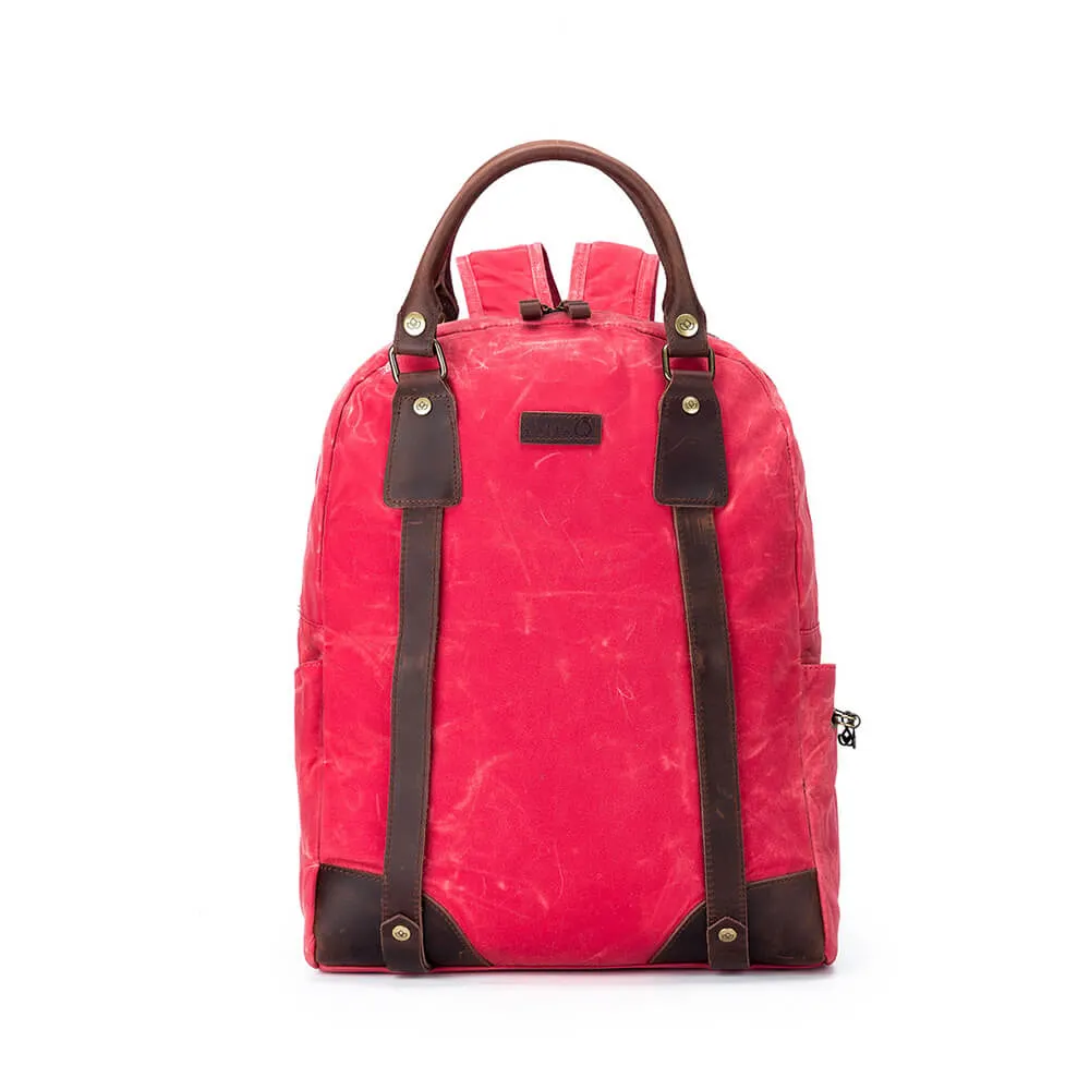 Della Q Canvas Backpack - laxrosa