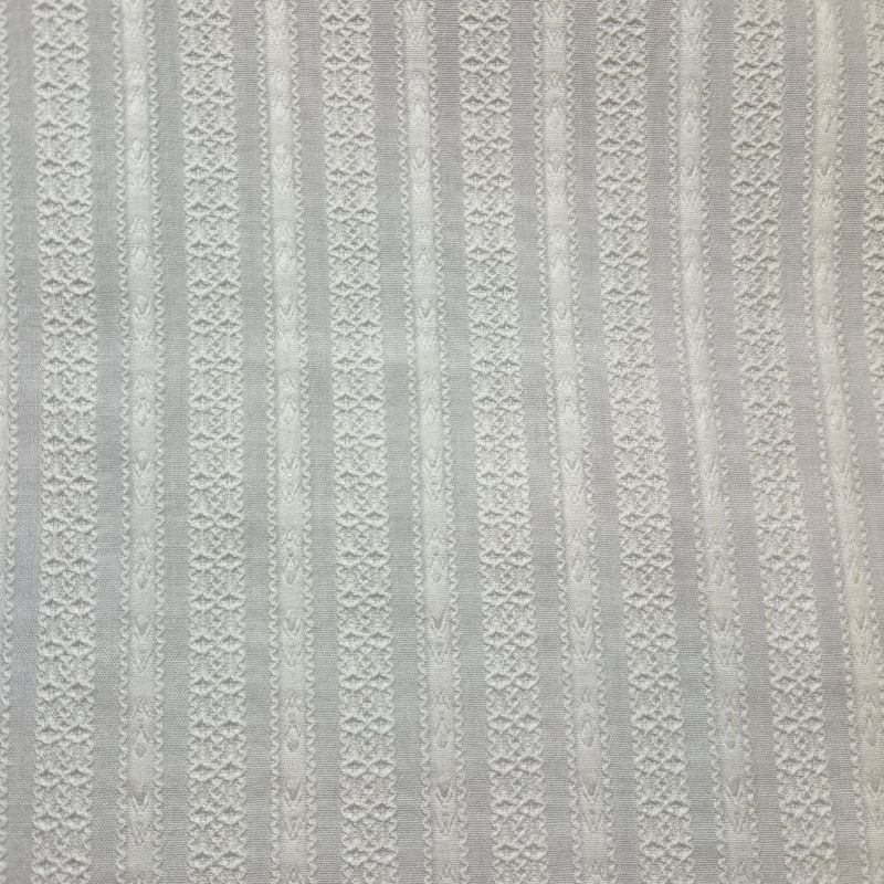 Japansk bomull med strukturränder, offwhite, 110 cm